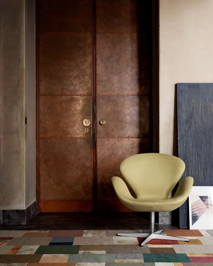 Fritz Hansen Swan Chair Loungestoel Divina 623, Polished Aluminium 11 Fritz Hansen Swan Chair Loungestoel Divina 623, Polished Aluminium - Afbeelding 11