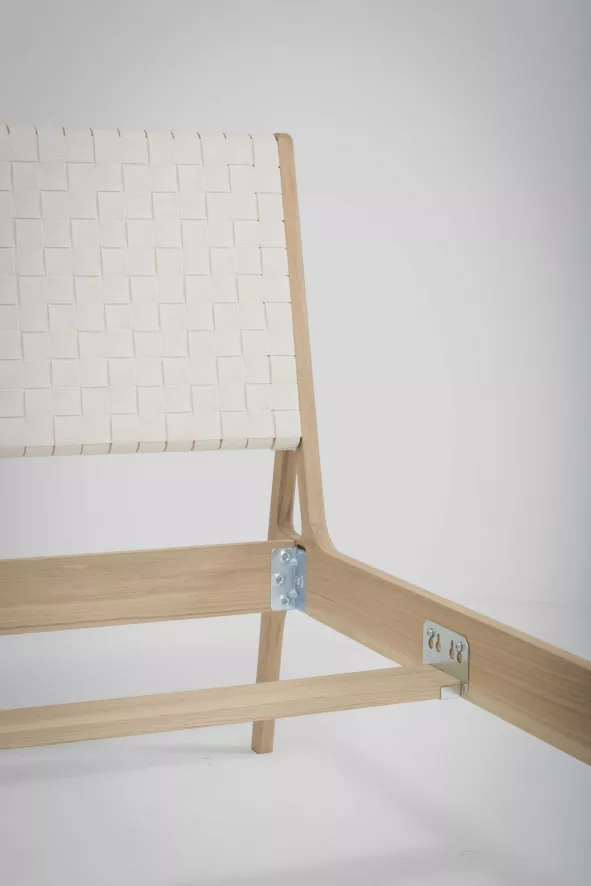 Gazzda Fawn Bed 180x200 Cotton Webbing Black 15 Gazzda Fawn Bed 180x200 Cotton Webbing Black - Afbeelding 15