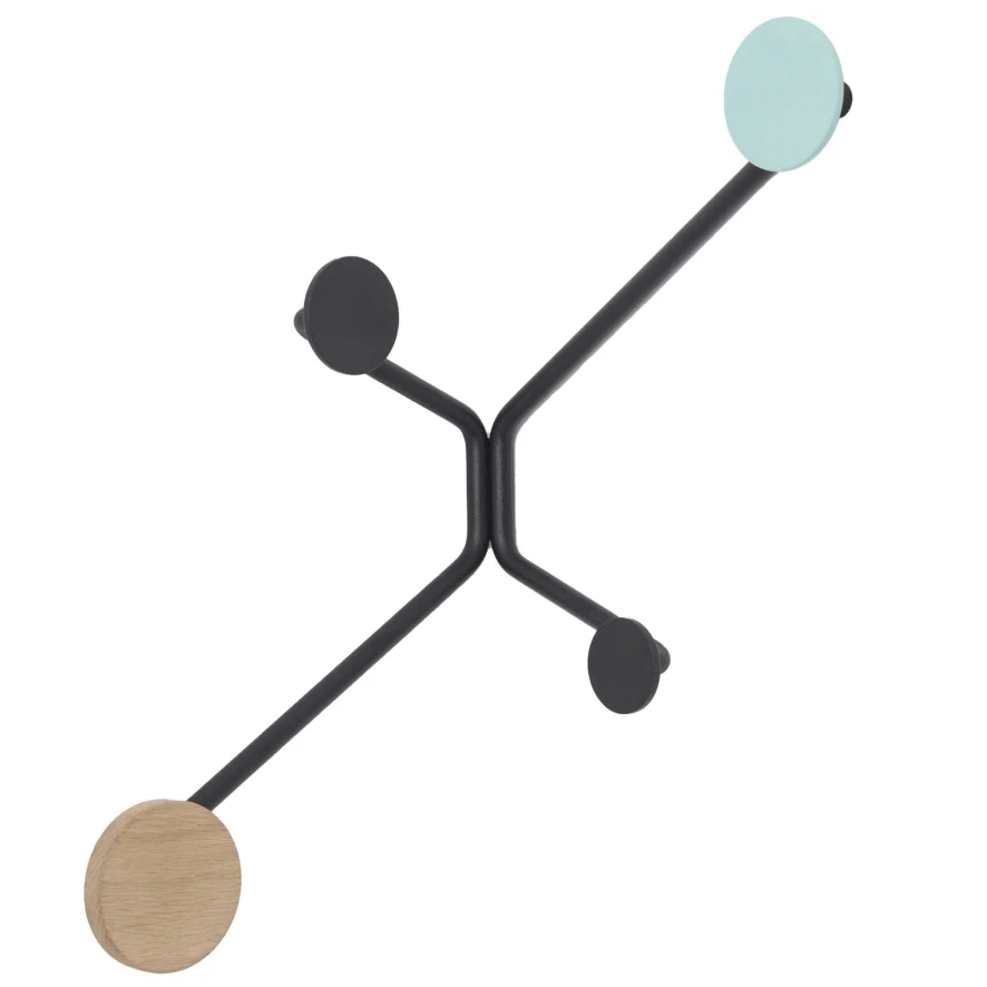 Gazzda Hook Kapstok Binnenhoek Zwart 2 Gazzda Hook Kapstok Binnenhoek Zwart - Afbeelding 2