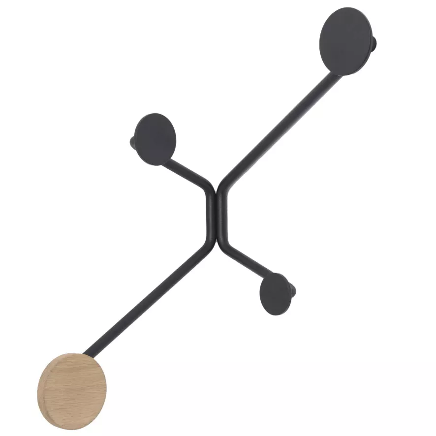 Gazzda Hook Kapstok Binnenhoek Zwart 1 Gazzda Hook Kapstok Binnenhoek Zwart