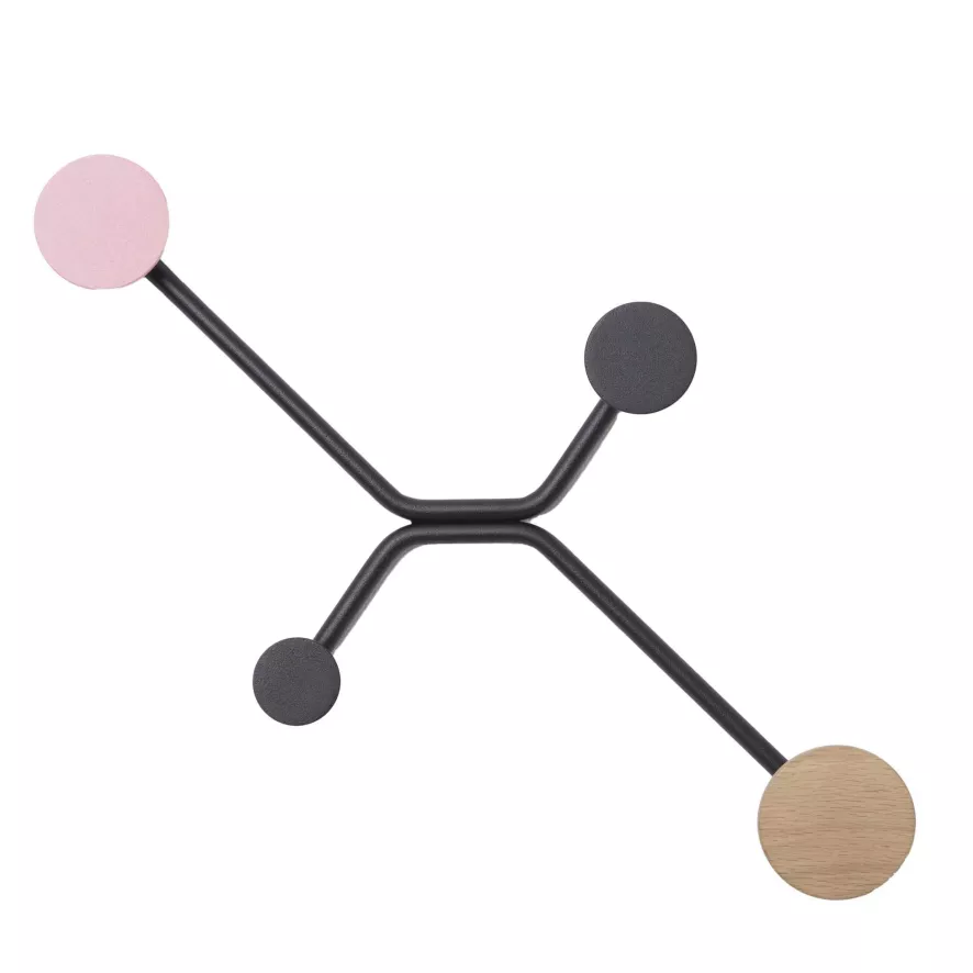 Gazzda Hook Kapstok Rechte Muur Roze 1 Gazzda Hook Kapstok Rechte Muur Roze