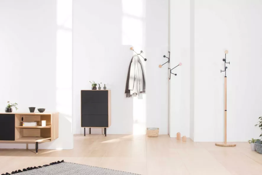 Gazzda Hook Kapstok Rechte Muur Roze 5 Gazzda Hook Kapstok Rechte Muur Roze - Afbeelding 5