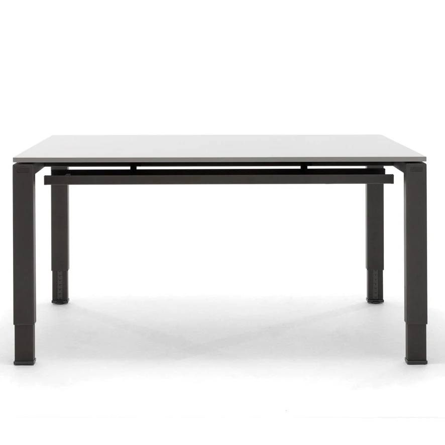 Gispen IC Bureau Blad Wit, Frame Zwart 1 Gispen IC Bureau Blad Wit, Frame Zwart