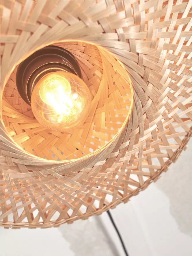 Good&Mojo Kalimantan Wandlamp Extra Small Ø30 Zwart 18 Good&Mojo Kalimantan Wandlamp Extra Small Ø30 Zwart - Afbeelding 18