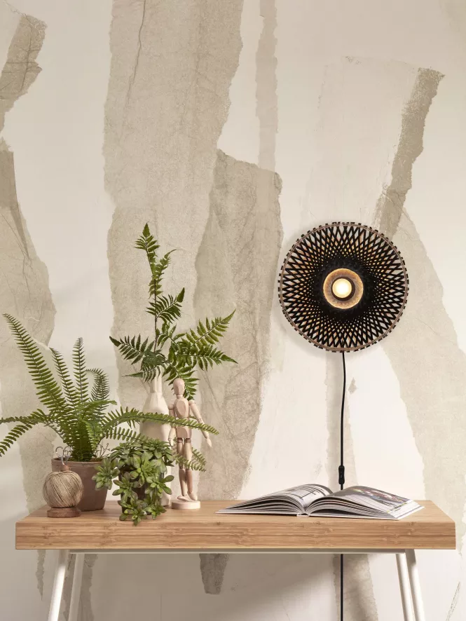 Good&Mojo Kalimantan Wandlamp Extra Small Ø30 Zwart 9 Good&Mojo Kalimantan Wandlamp Extra Small Ø30 Zwart - Afbeelding 9