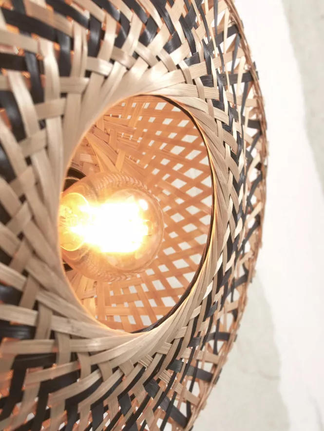 Good&Mojo Kalimantan Wandlamp Extra Small Ø30 Zwart 11 Good&Mojo Kalimantan Wandlamp Extra Small Ø30 Zwart - Afbeelding 11