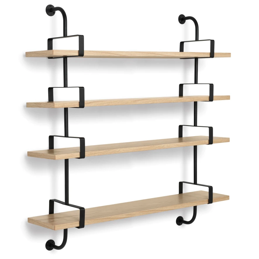 Gubi Demon 4 Wandkast 155 Cm Walnoot 2 Gubi Demon 4 Wandkast 155 Cm Walnoot - Afbeelding 2