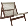 Gubi MR01 Initial Fauteuil Walnoot