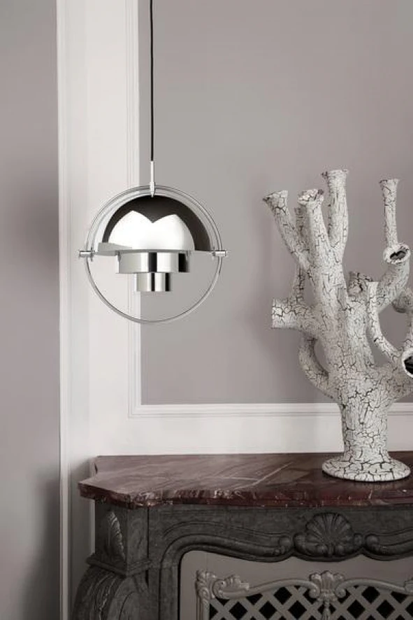 Gubi Multi-Lite Hanglamp Ø36 Large Messing/sea Grey 15 Gubi Multi-Lite Hanglamp Ø36 Large Messing/sea Grey - Afbeelding 15