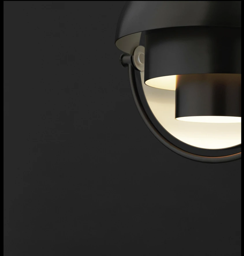 Gubi Multi-Lite Hanglamp Ø36 Large Messing/sea Grey 17 Gubi Multi-Lite Hanglamp Ø36 Large Messing/sea Grey - Afbeelding 17