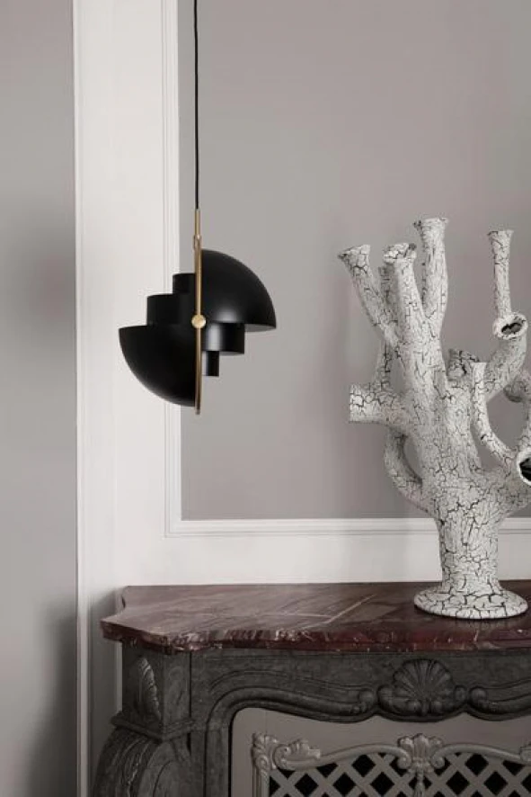 Gubi Multi-Lite Hanglamp Ø36 Large Messing/sea Grey 12 Gubi Multi-Lite Hanglamp Ø36 Large Messing/sea Grey - Afbeelding 12