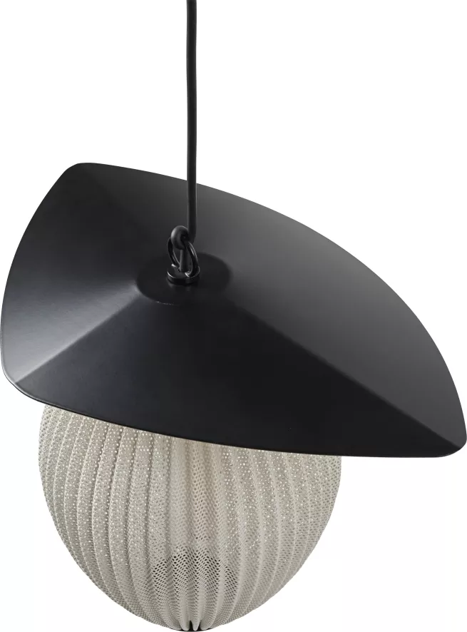 Gubi Satellite Hanglamp Buiten Ø22 Mustard Gold Semi Matt 6 Gubi Satellite Hanglamp Buiten Ø22 Mustard Gold Semi Matt - Afbeelding 6