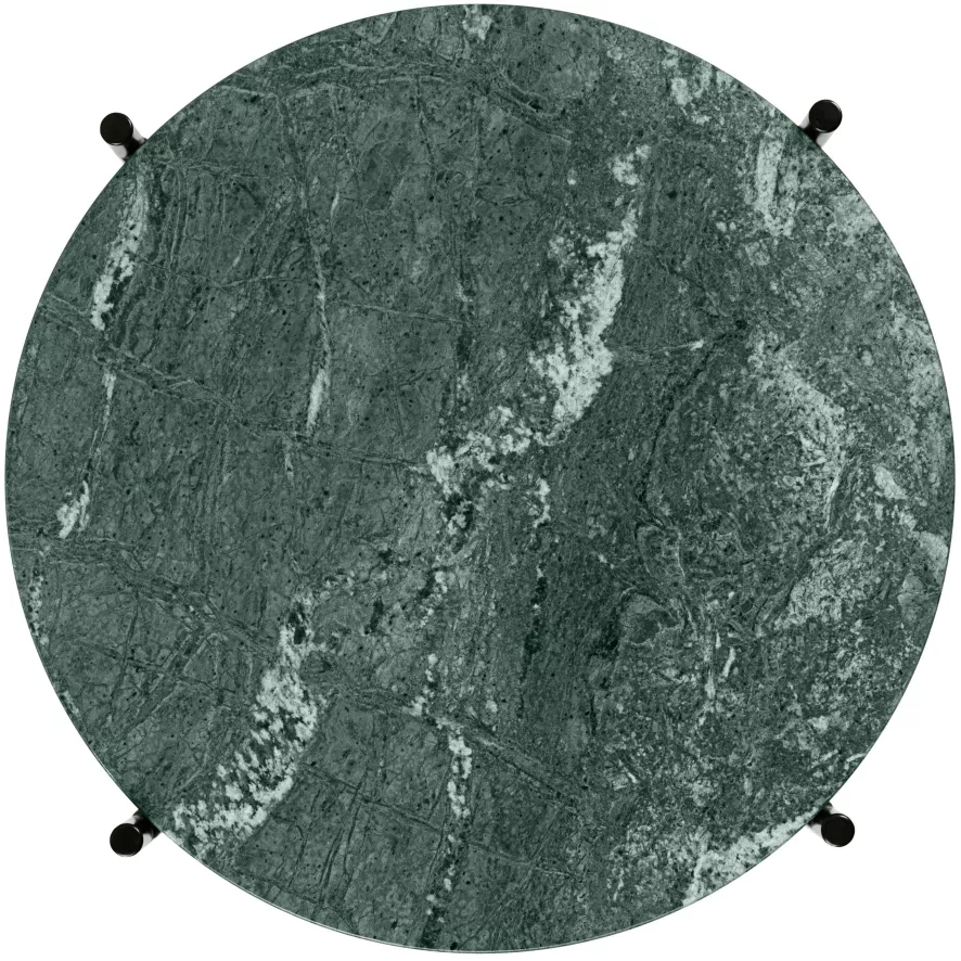 Gubi TS Bijzettafel 40 Zwart/wit Marmer 6 Gubi TS Bijzettafel 40 Zwart/wit Marmer - Afbeelding 6