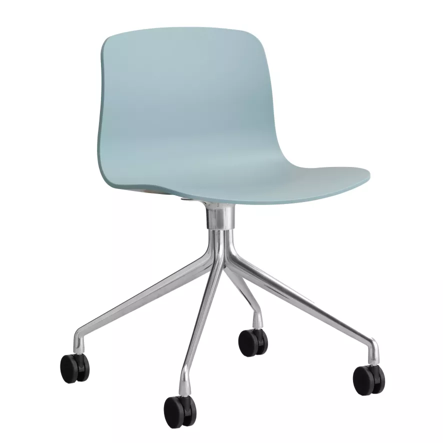 Hay AAC14 Bureaustoel Aluminium Onderstel Dusty Blue 1 Hay AAC14 Bureaustoel Aluminium Onderstel Dusty Blue