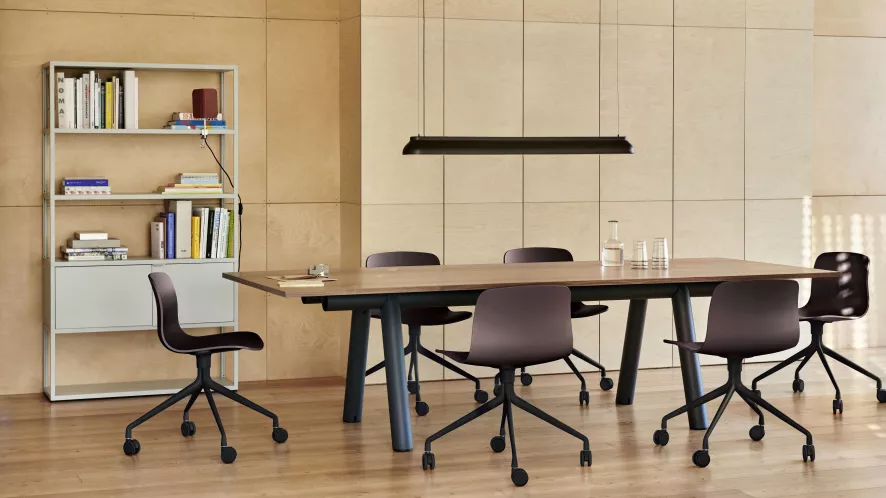 Hay AAC14 Bureaustoel Zwart Onderstel Melange Cream 2 Hay AAC14 Bureaustoel Zwart Onderstel Melange Cream - Afbeelding 2