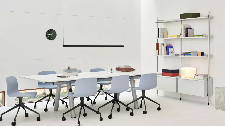 Hay AAC14 Bureaustoel Zwart Onderstel Melange Cream 3 Hay AAC14 Bureaustoel Zwart Onderstel Melange Cream - Afbeelding 3