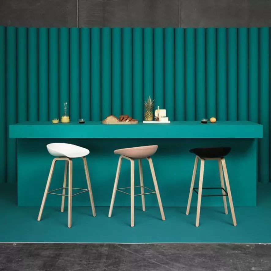 Hay AAS32 Barkruk 75cm Gezeept Eiken Onderstel Raisin 6 Hay AAS32 Barkruk 75cm Gezeept Eiken Onderstel Raisin - Afbeelding 6