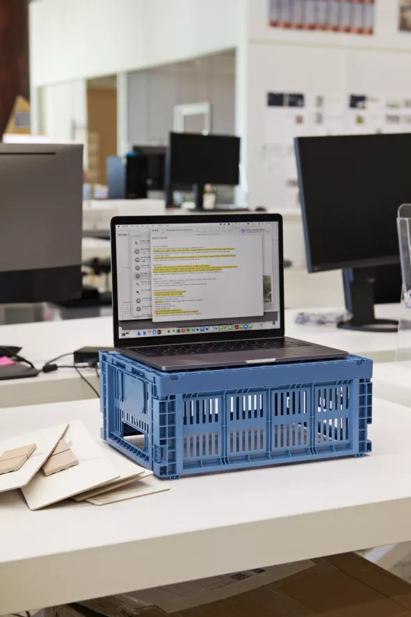 Hay Colour Crate Krat RE Opberger M Powder 3 Hay Colour Crate Krat RE Opberger M Powder - Afbeelding 3