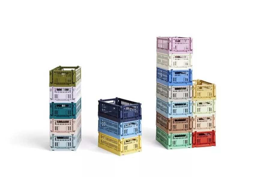 Hay Colour Crate Krat RE Opberger M Powder 5 Hay Colour Crate Krat RE Opberger M Powder - Afbeelding 5