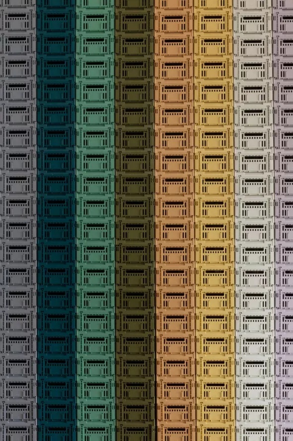 Hay Colour Crate Krat RE Opberger M Powder 14 Hay Colour Crate Krat RE Opberger M Powder - Afbeelding 14