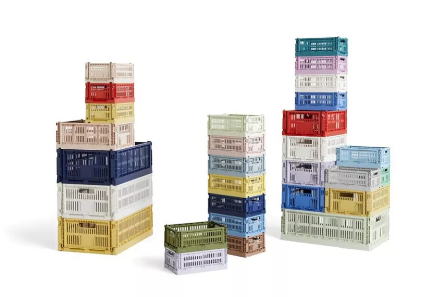 Hay Colour Crate Krat RE Opberger M Powder 8 Hay Colour Crate Krat RE Opberger M Powder - Afbeelding 8