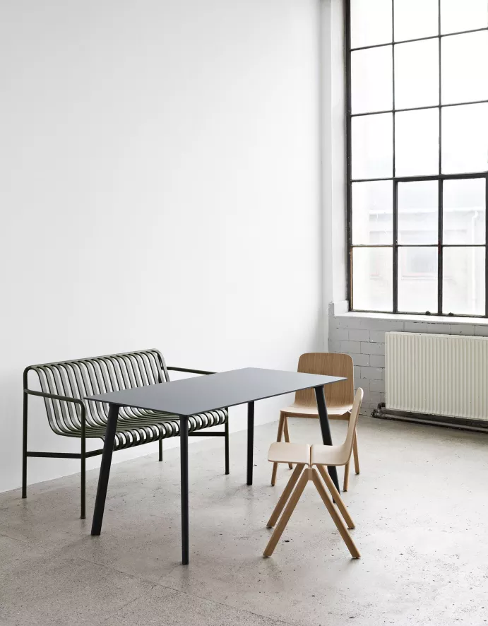 Hay CPH Deux 210 Tafel 200x75 Met Onbewerkt Beuken Onderstel Steengrijs 2 Hay CPH Deux 210 Tafel 200x75 Met Onbewerkt Beuken Onderstel Steengrijs - Afbeelding 2