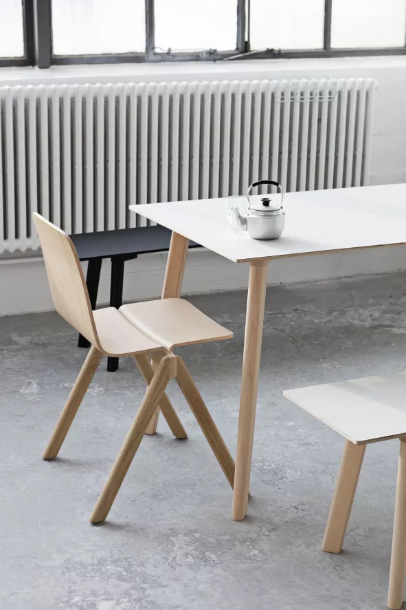 Hay CPH Deux 210 Tafel 200x75 Met Onbewerkt Beuken Onderstel Steengrijs 3 Hay CPH Deux 210 Tafel 200x75 Met Onbewerkt Beuken Onderstel Steengrijs - Afbeelding 3