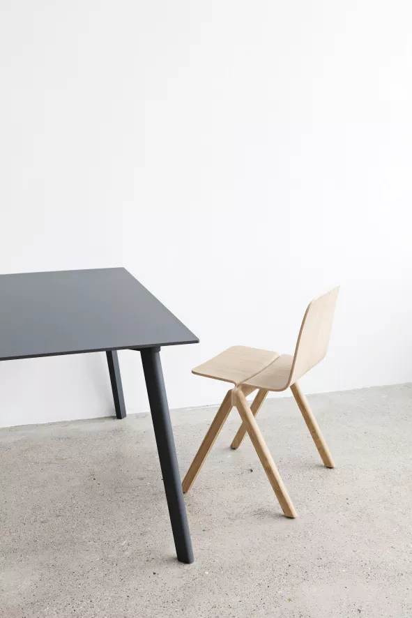 Hay CPH Deux 210 Tafel 200x75 Met Onbewerkt Beuken Onderstel Steengrijs 4 Hay CPH Deux 210 Tafel 200x75 Met Onbewerkt Beuken Onderstel Steengrijs - Afbeelding 4