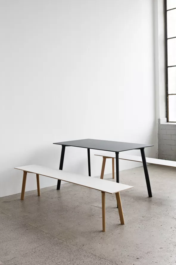 Hay CPH Deux 210 Tafel 200x75 Met Onbewerkt Beuken Onderstel Steengrijs 5 Hay CPH Deux 210 Tafel 200x75 Met Onbewerkt Beuken Onderstel Steengrijs - Afbeelding 5
