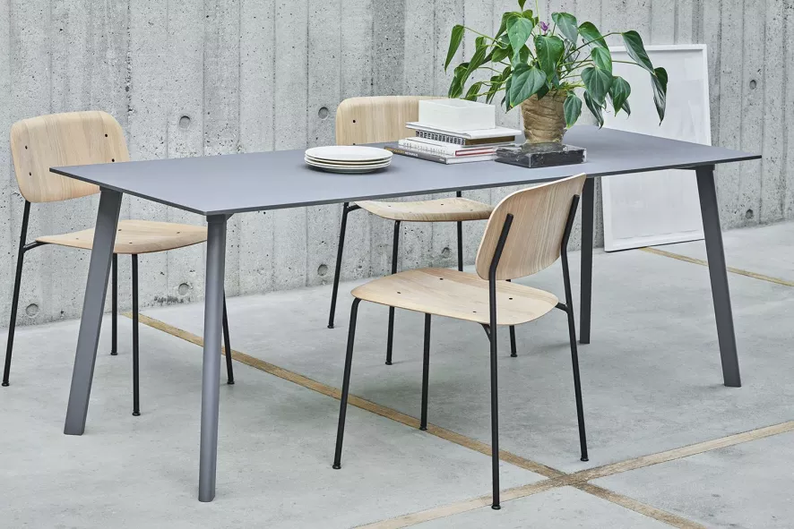 Hay CPH Deux 210 Tafel 200x75 Met Onbewerkt Beuken Onderstel Steengrijs 14 Hay CPH Deux 210 Tafel 200x75 Met Onbewerkt Beuken Onderstel Steengrijs - Afbeelding 14