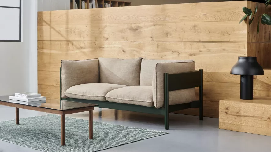 Hay Kofi Salontafel Walnoot 140x50 Helder Glas 5 Hay Kofi Salontafel Walnoot 140x50 Helder Glas - Afbeelding 5