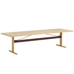 Hay Passerelle Tafel 300x95 Eiken Burgundy Red