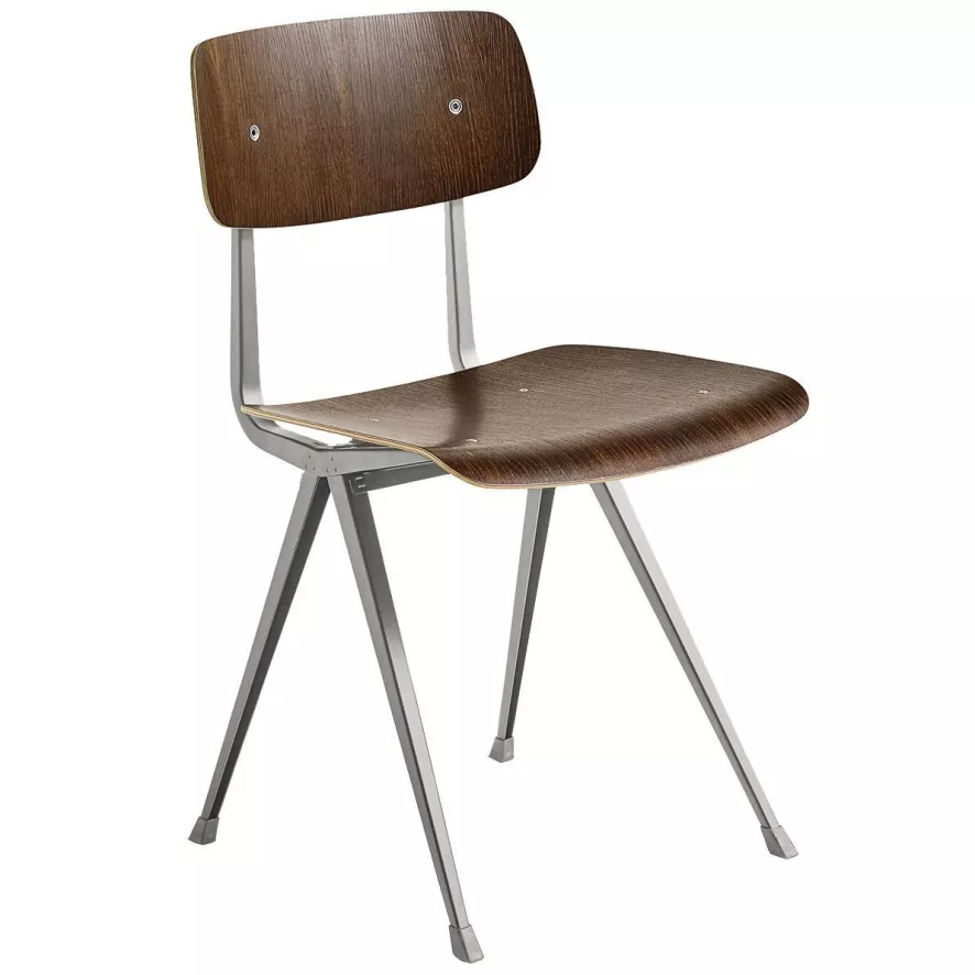 Hay Result Stoel Gerookt Eiken, Beige Onderstel 1 Hay Result Stoel Gerookt Eiken, Beige Onderstel