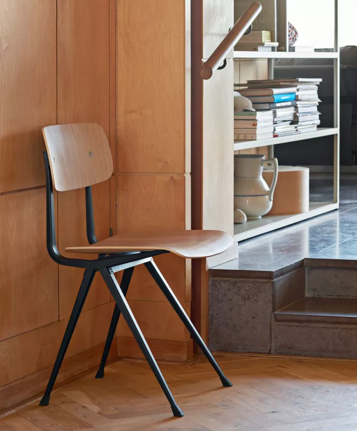 Hay Result Stoel Gerookt Eiken, Beige Onderstel 5 Hay Result Stoel Gerookt Eiken, Beige Onderstel - Afbeelding 5