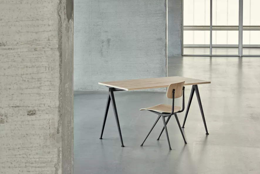 Hay Result Stoel Gerookt Eiken, Beige Onderstel 10 Hay Result Stoel Gerookt Eiken, Beige Onderstel - Afbeelding 10