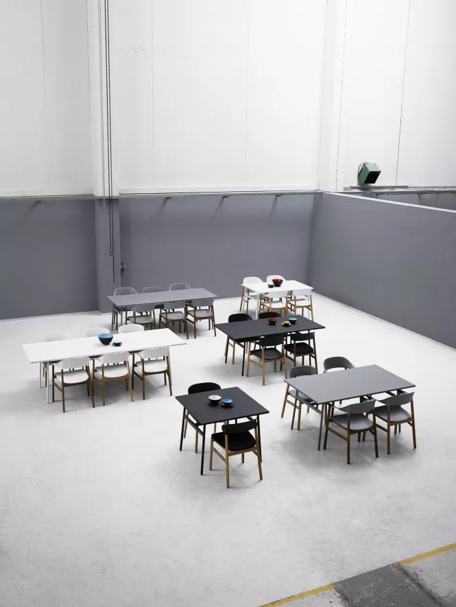 Normann Copenhagen Herit Armchair Oak Stoel Synergy Grijs 19 Normann Copenhagen Herit Armchair Oak Stoel Synergy Grijs - Afbeelding 19