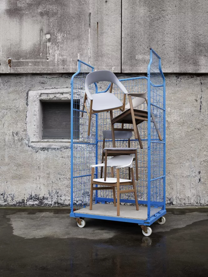 Normann Copenhagen Herit Armchair Oak Stoel Synergy Grijs 10 Normann Copenhagen Herit Armchair Oak Stoel Synergy Grijs - Afbeelding 10