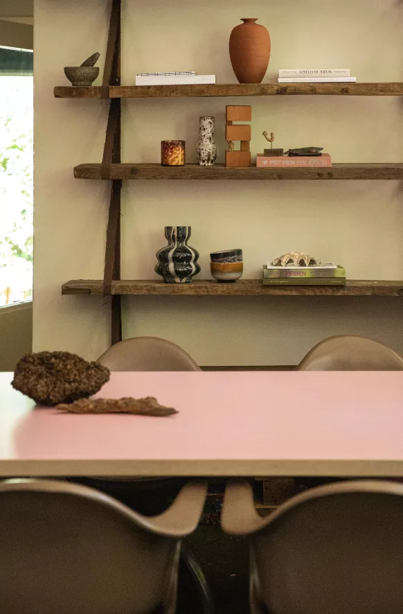 HKliving 70's Ceramic Noodle Schaal Set Van 4 Geyser 5 HKliving 70's Ceramic Noodle Schaal Set Van 4 Geyser - Afbeelding 5