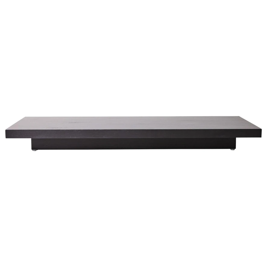 HKliving Lounge Plateau Salontafel 120x50 Zwart 2 HKliving Lounge Plateau Salontafel 120x50 Zwart - Afbeelding 2