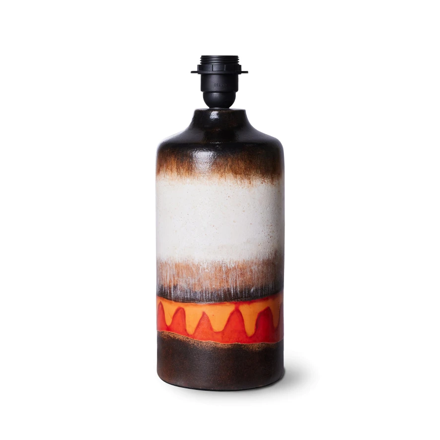 HKliving Retro Stoneware Tafellamp Glazed 5 HKliving Retro Stoneware Tafellamp Glazed - Afbeelding 5