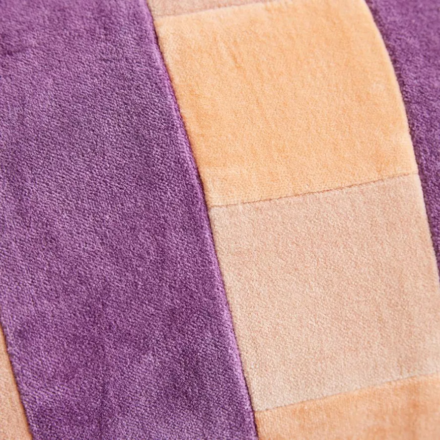 HKliving Striped Velvet Kussen 50x30 Sunkissed 11 HKliving Striped Velvet Kussen 50x30 Sunkissed - Afbeelding 11
