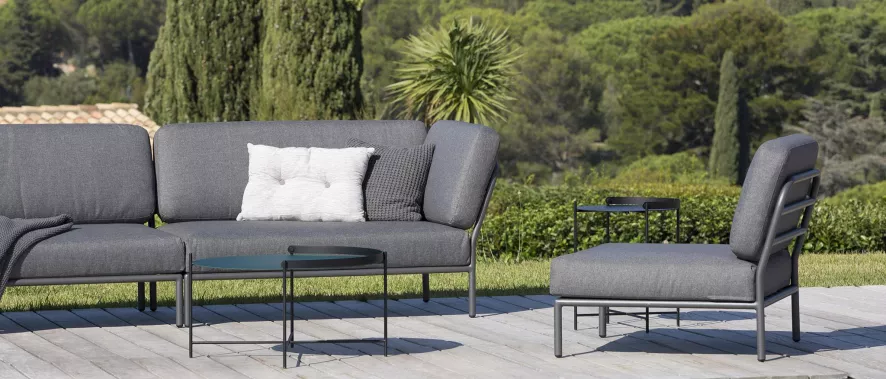 Houe Level Ottoman Voetenbank Dark Grey 4 Houe Level Ottoman Voetenbank Dark Grey - Afbeelding 4