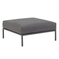 Houe Level Ottoman Voetenbank Dark Grey