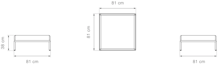 Houe Level Ottoman Voetenbank Dark Grey 5 Houe Level Ottoman Voetenbank Dark Grey - Afbeelding 5