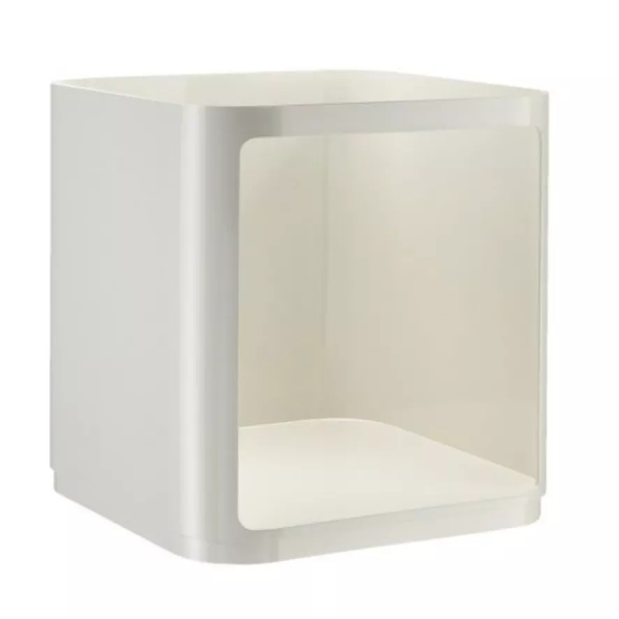 Kartell Componibili Kast Vierkant Large, Zonder Deurtje 1 Kartell Componibili Kast Vierkant Large, Zonder Deurtje