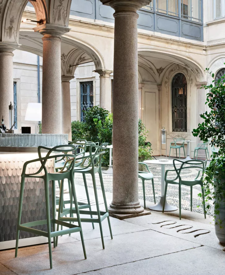 Kartell Masters Stoel Saliegroen 16 Kartell Masters Stoel Saliegroen - Afbeelding 16