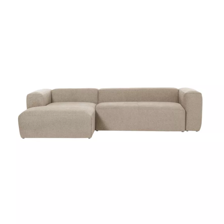 Kave Home Blok 3-zits Bank Met Chaise Longue Links Green Corduroy 10 Kave Home Blok 3-zits Bank Met Chaise Longue Links Green Corduroy - Afbeelding 10