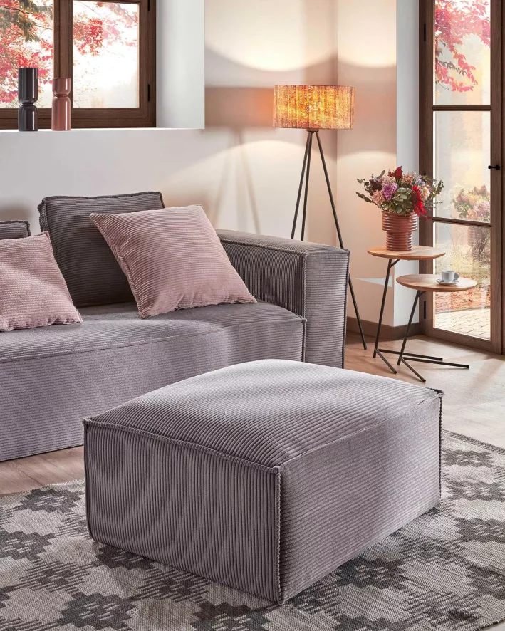 Kave Home Blok 3-zits Bank Met Chaise Longue Links Green Corduroy 12 Kave Home Blok 3-zits Bank Met Chaise Longue Links Green Corduroy - Afbeelding 12