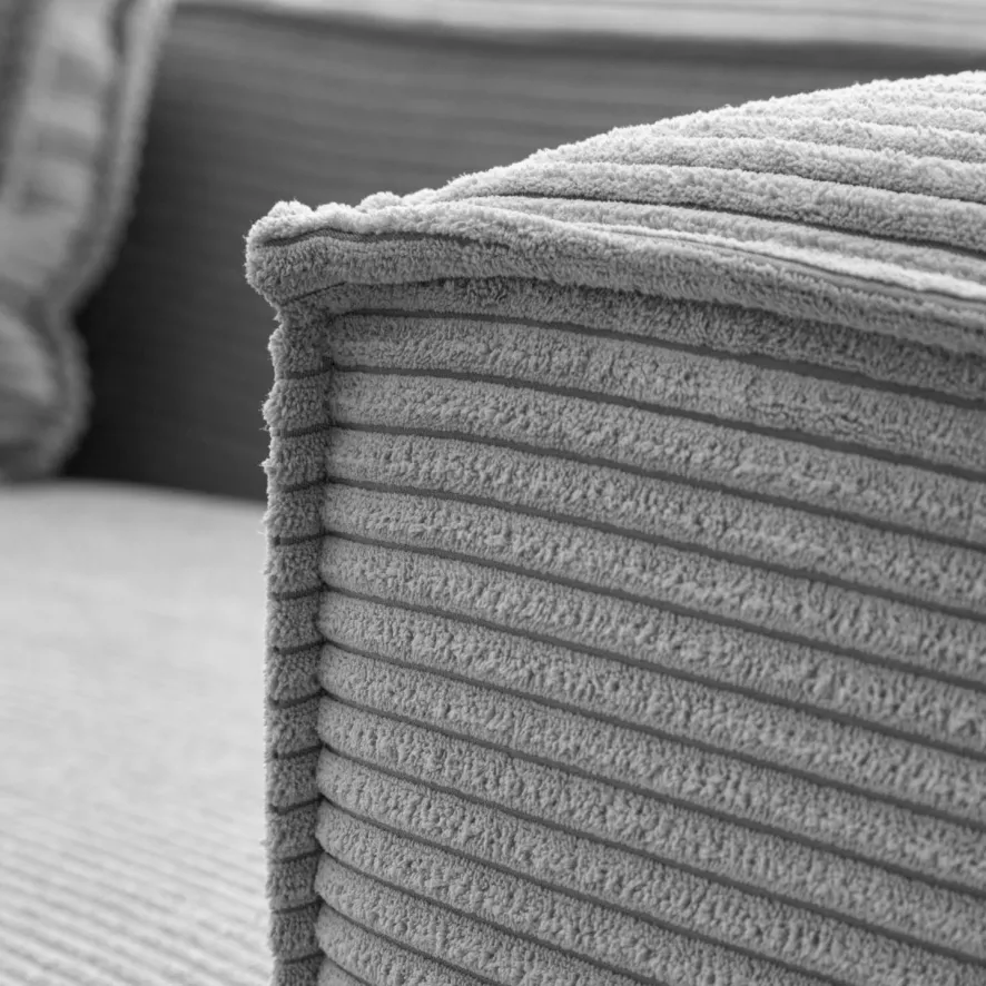 Kave Home Blok 3-zits Bank Met Chaise Longue Links Green Corduroy 6 Kave Home Blok 3-zits Bank Met Chaise Longue Links Green Corduroy - Afbeelding 6