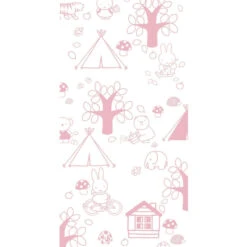 KEK Amsterdam Nijntje Outdoor Fun Behang Roze